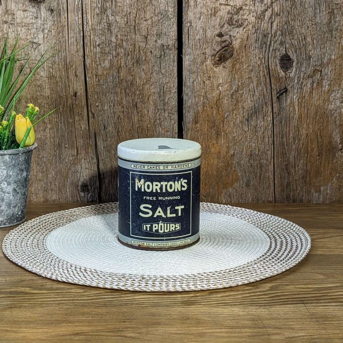 Boite sel Morton Salt Company